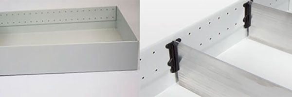 Fahrzeugregal Flexmo Ablagewannen