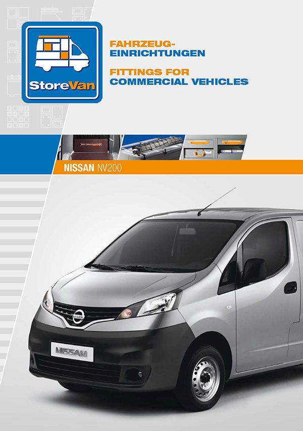 Katalog Nissan NV200 Fahrzeugeinrichtung