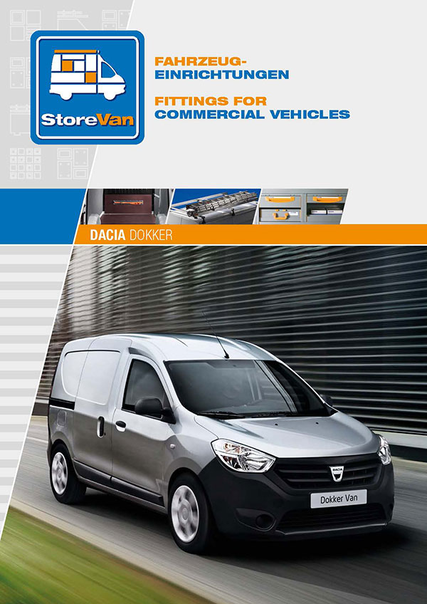 Katalog Dacia Dokker Fahrzeugeinrichtung