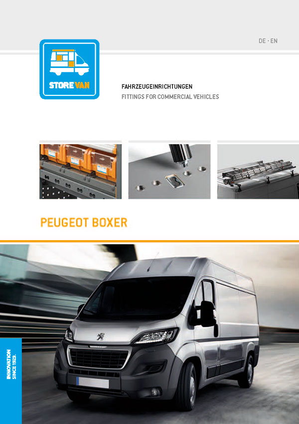 Katalog Peugeot Boxer Fahrzeugeinrichtung