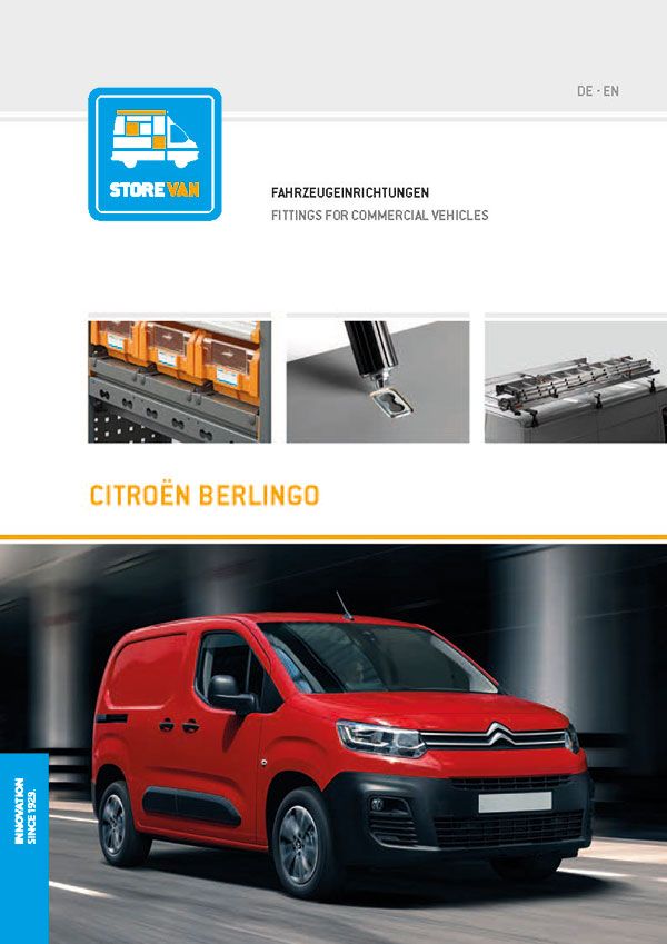 Katalog Citroën Berlingo Fahrzeugeinrichtung
