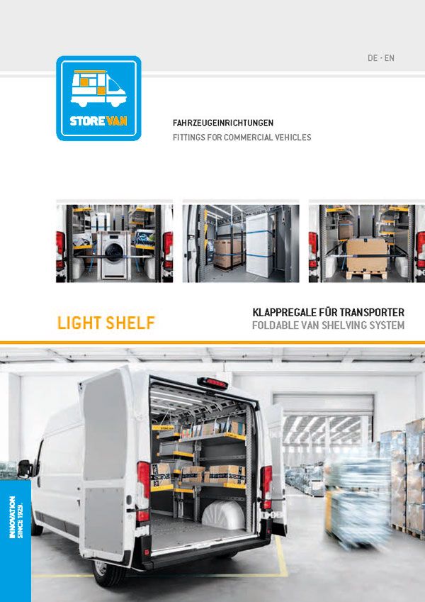 Katalog LightShelf / Klappregla