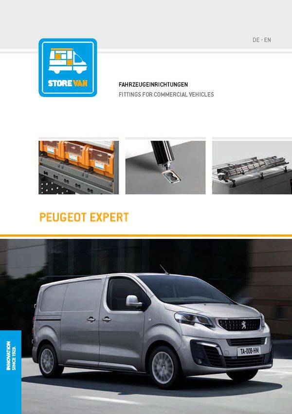 Katalog Peugeot Expert Fahrzeugeinrichtung