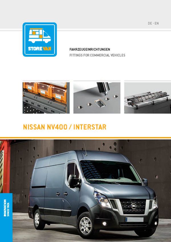 Katalog Nissan NV400/Interstar Fahrzeugeinrichtung
